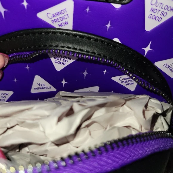 NWT Loungefly Magic 8 Ball All-Over Print Lenticular Mini Backpack - Picture 9 of 12